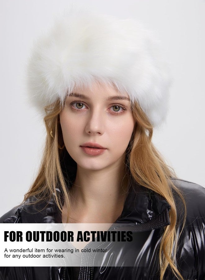 RANOME Faux Fur Headband for Women Elastic Fuzzy Thick Earmuffs Winter Headwrap Ear Muffs Furry Ear Warmers Cold Weather (Black) - Image 5